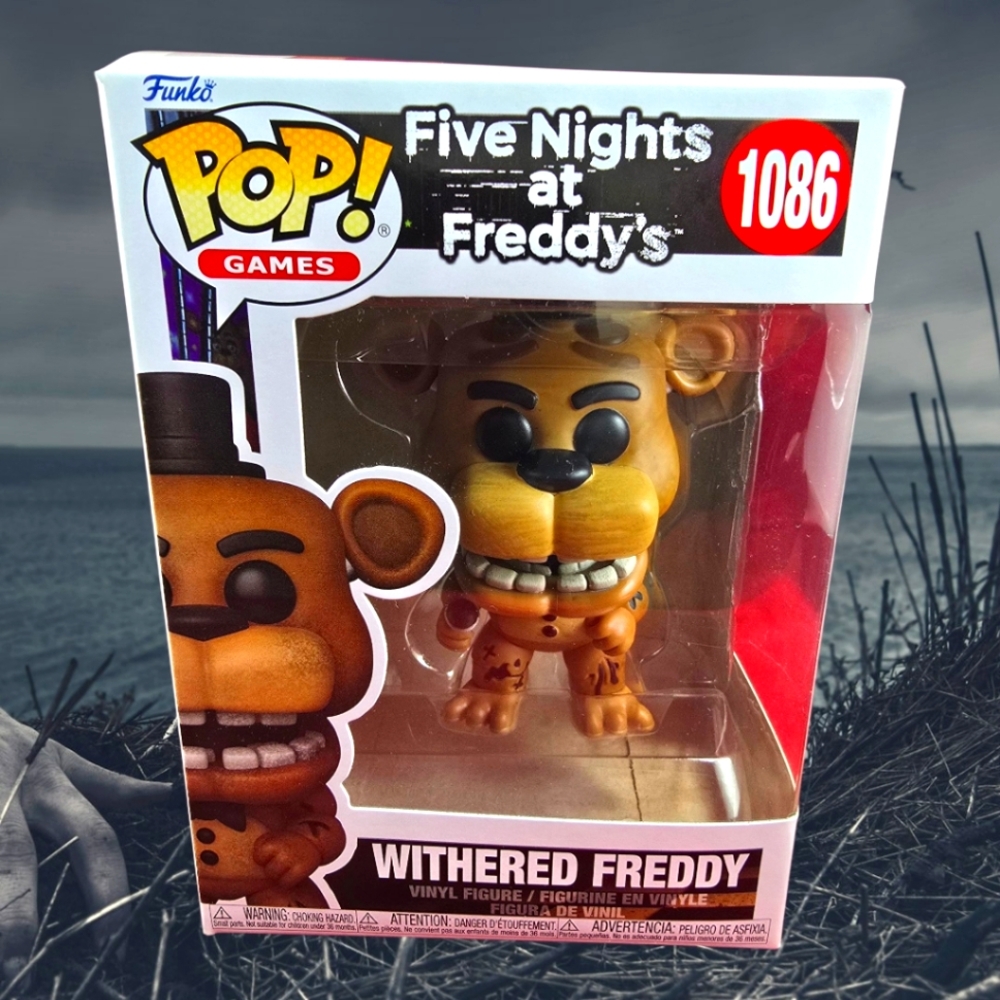 Withered Freddy funko # 1086 (nib) With Pop Protector